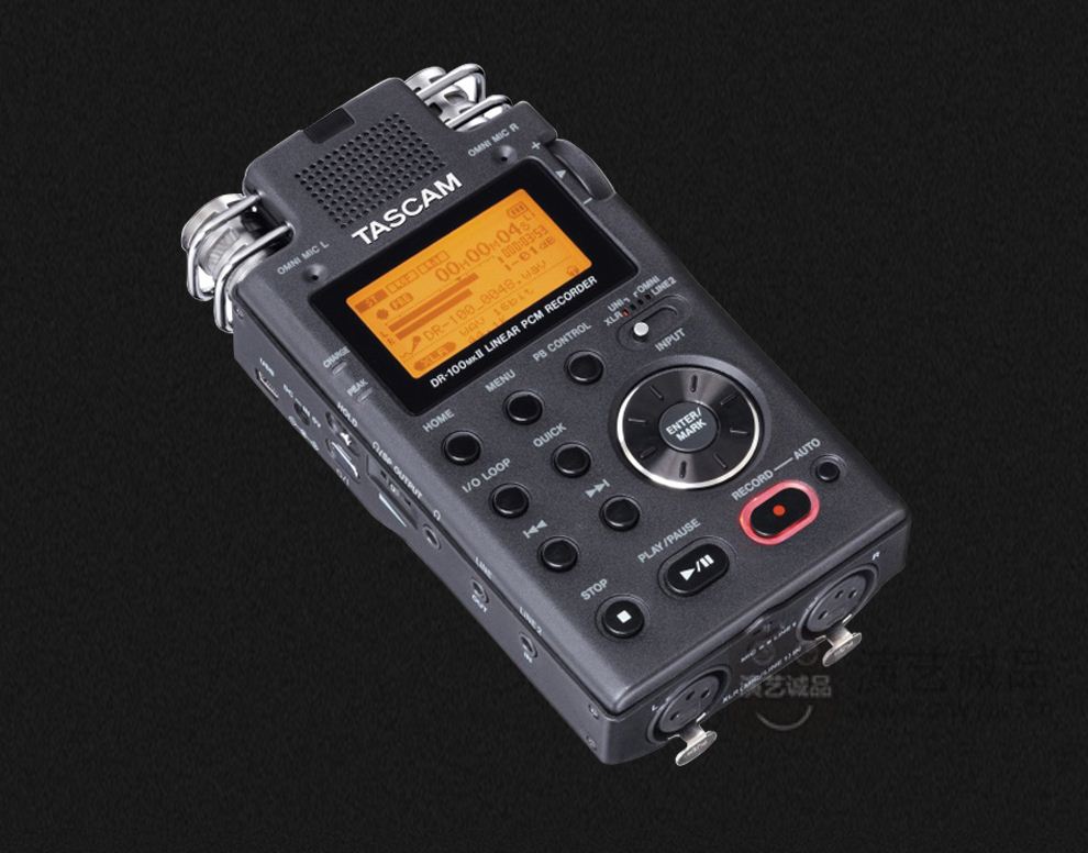 dj设备 tascam dr100 ii 便携式数字录音机 采访机13.jpg