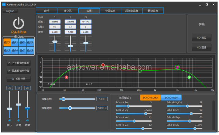 non-destructive player + digital front level effector can be widely used in all kinds of high-grade performing