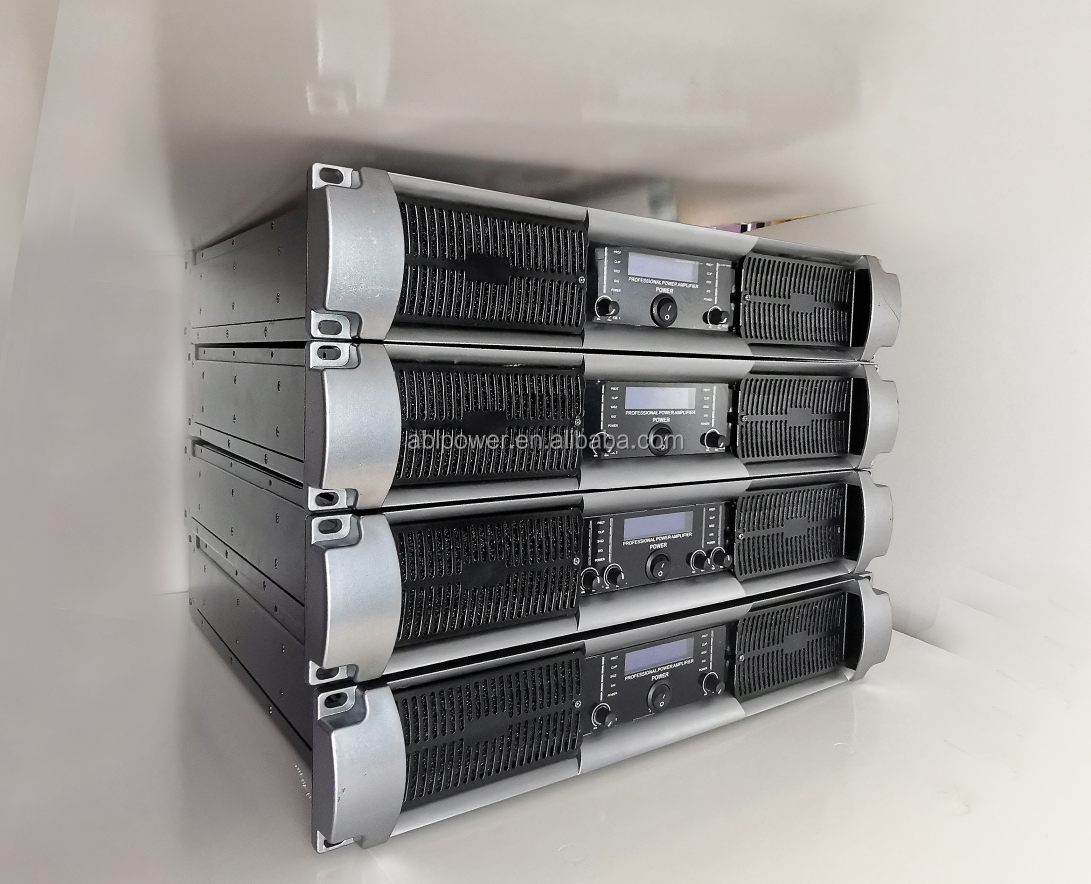 line array speak 2U CLASS H four-channel 1000W professional power amplifier is suitable for subwoofers and pa system