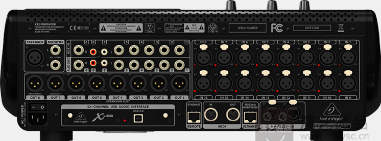 百灵达 X32 PRODUCER 调音台 - 演艺商城